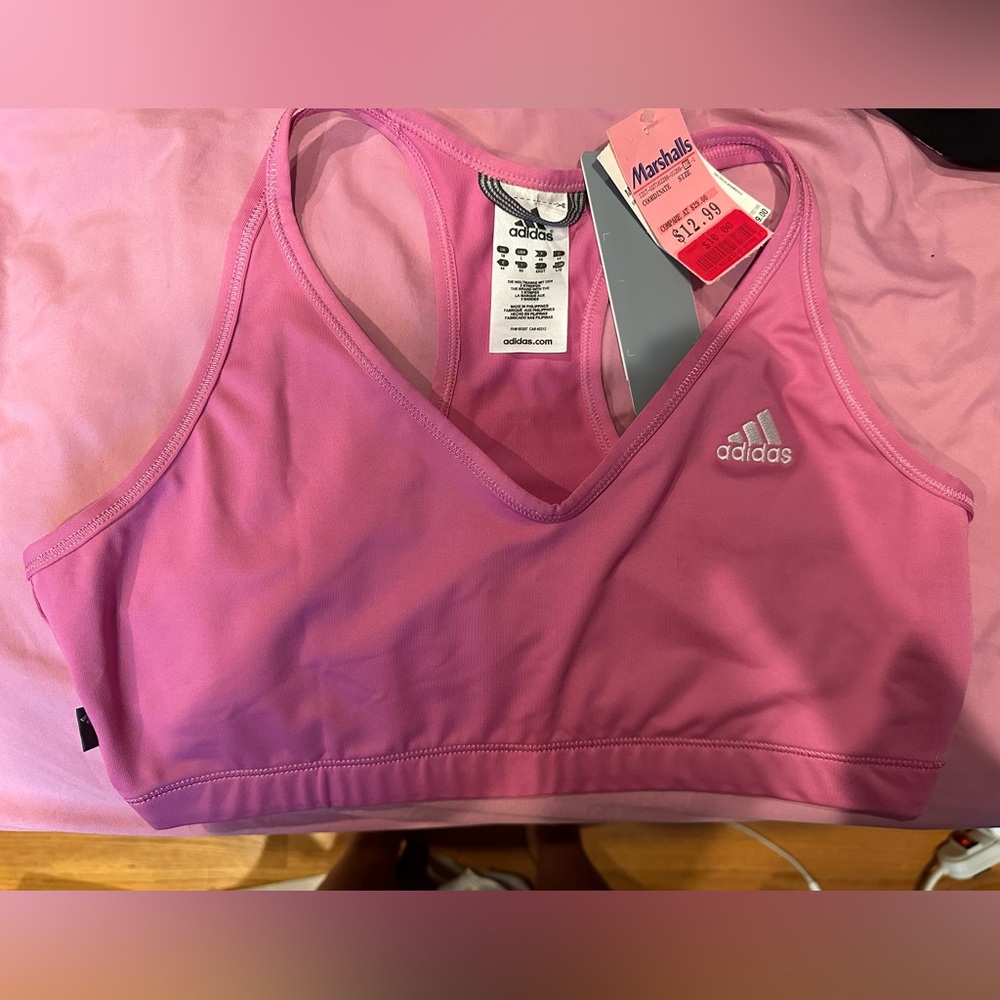 Adidas Women's Vivid Pink Sports Bra